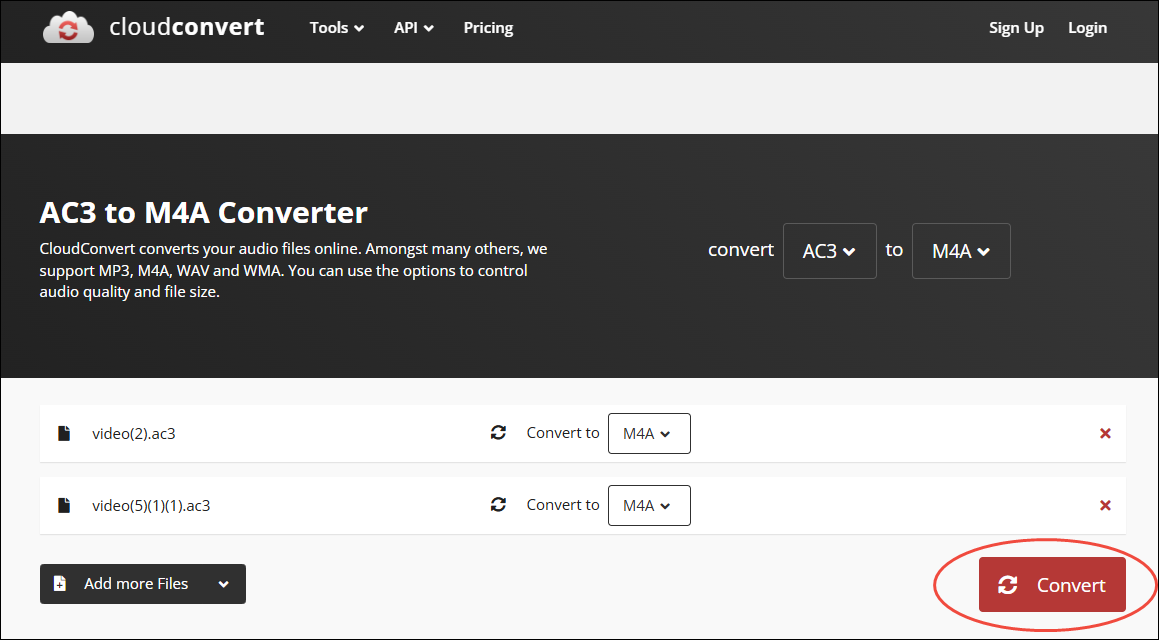 Click on the Convert button in MiniTool Video Converter to begin the conversion tasks