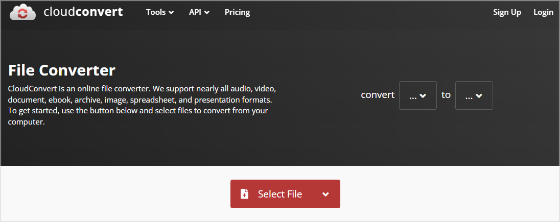 Torrent mit CloudConvert in MP4 umwandeln