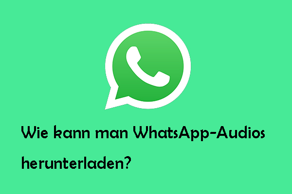 Wie kann man WhatsApp-Audios herunterladen und in MP3 umwandeln – Eine Schritt-für-Schritt-Anleitung