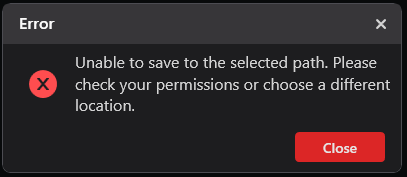 Unsupported conversion path error in MiniTool Video Converter