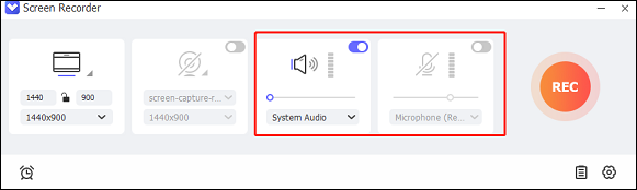 Adjust the audio settings in Joyoshare VidiKit for screen recording on NHK Plus