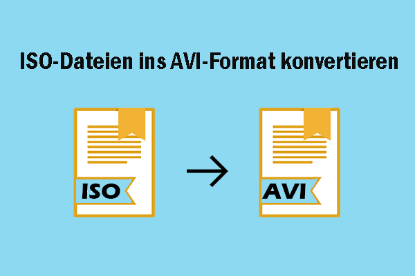 Wie man ISO in AVI konvertiert – Einfach und schnell