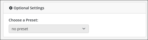 The Optional Settings tab of Online-Convert