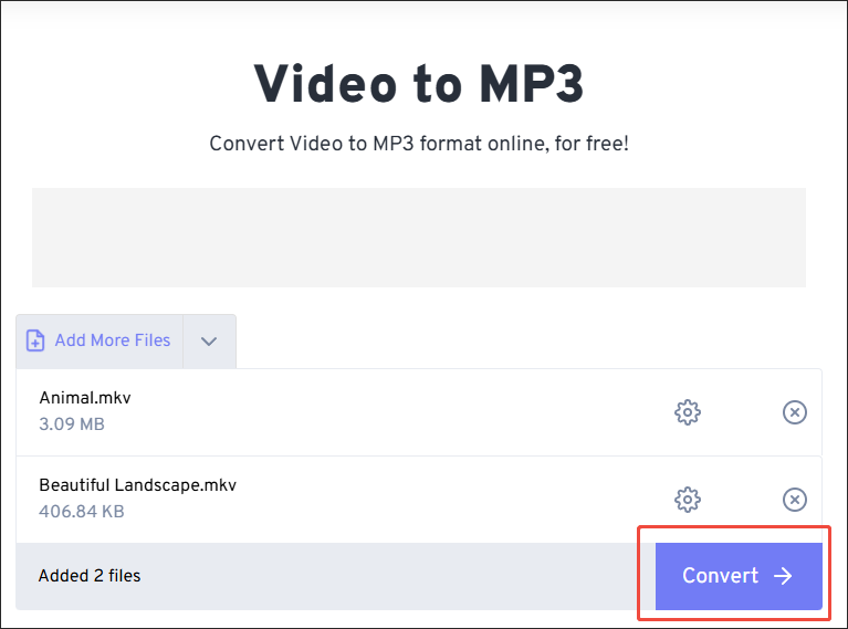Click on Convert in FreeConvert to begin the conversion process