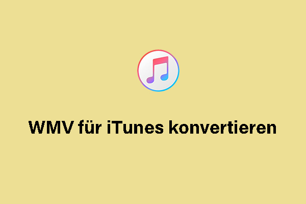 Wie kann man WMV für iTunes konvertieren? – 3 Methoden erklärt