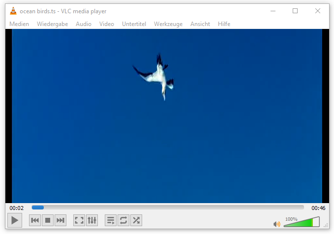 TS-Datei mit VLC abspielen