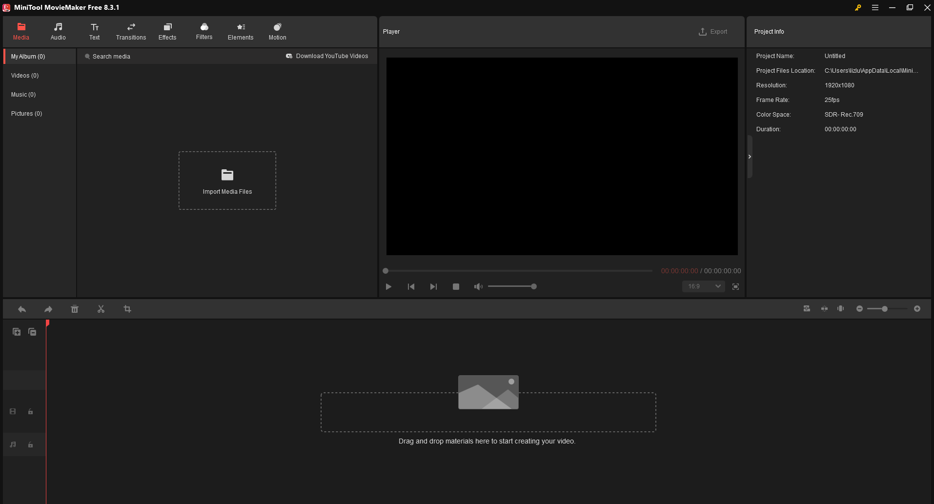 MiniTool MovieMakerで録画を編集する