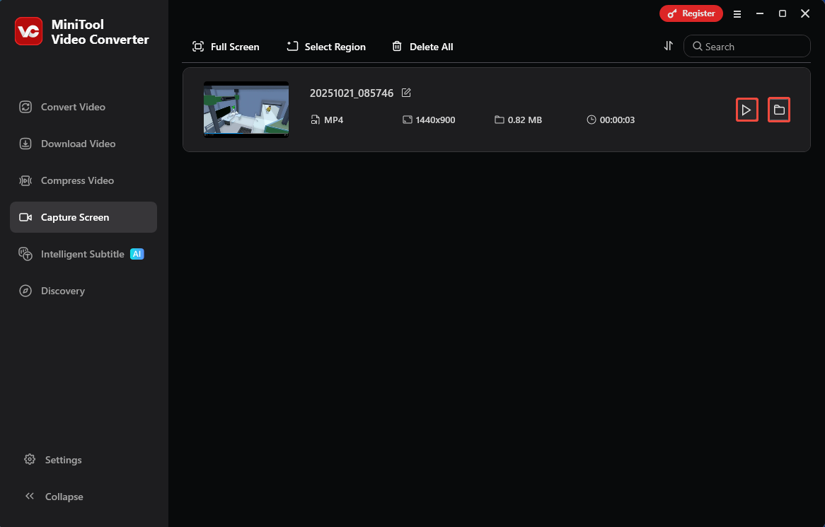 Click on the Play icon to play the recorded Human Fall Flat video or the Folder icon to locate the video file