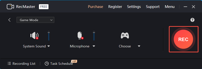 Click on REC to start the recording process of Human Fall Flat