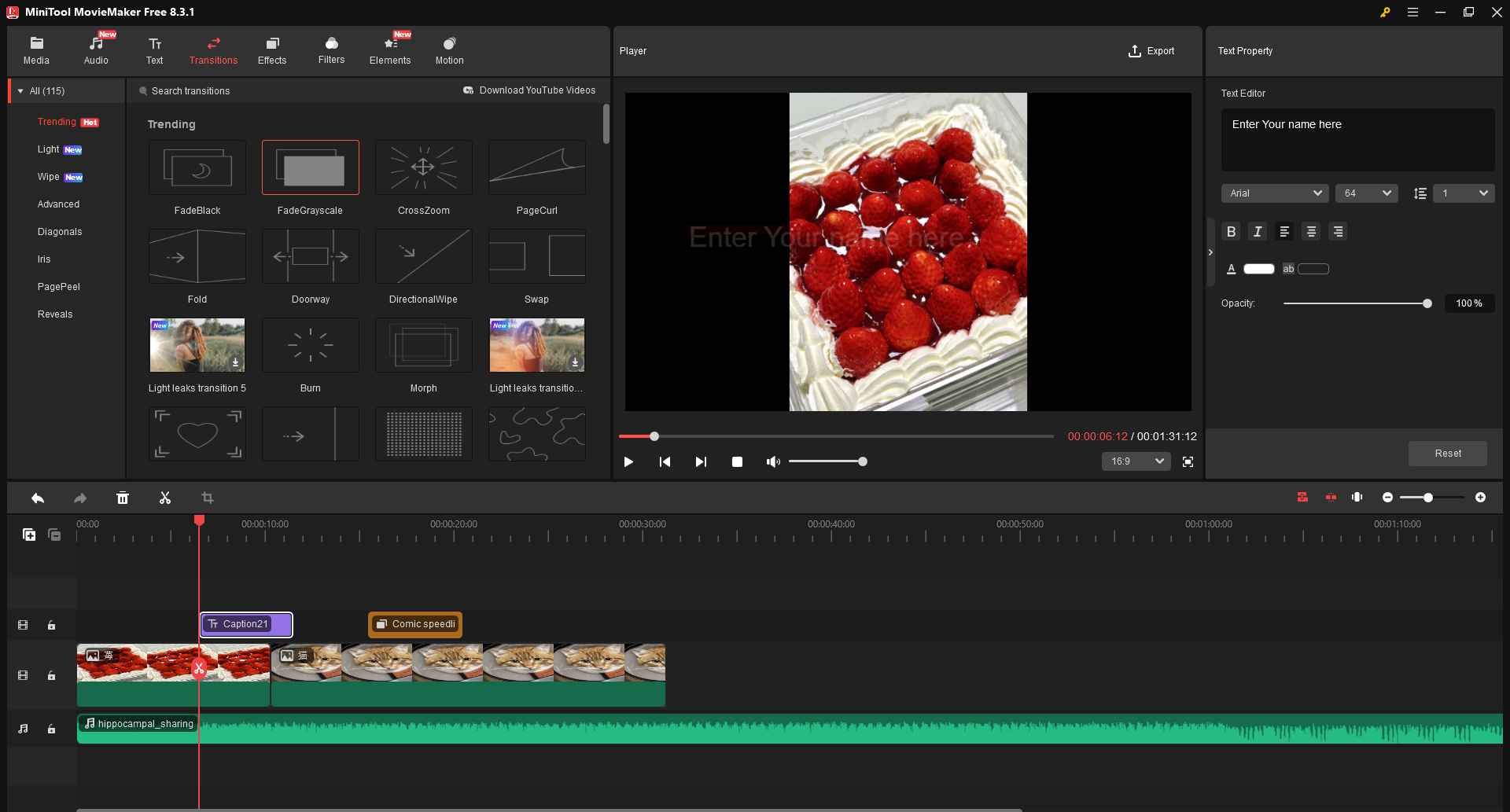 MiniTool MovieMakerでWVファイルを編集する