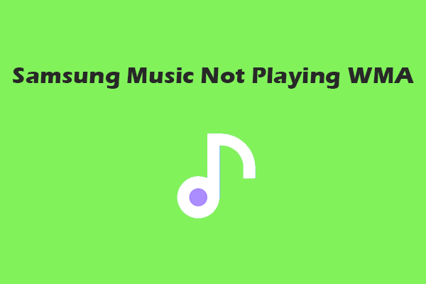Top 2 Methods to Fix Samsung Music Not Playing WMA Files