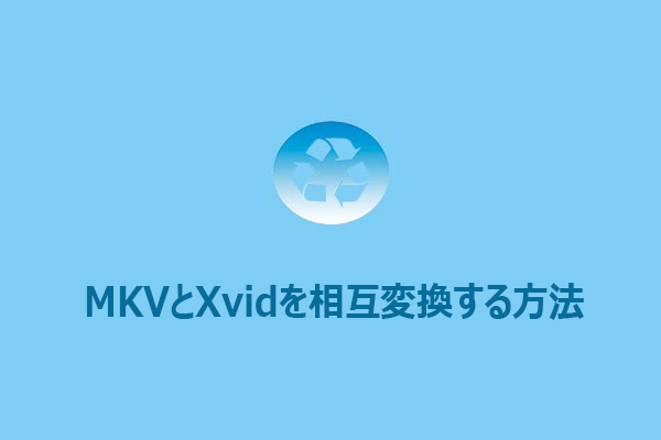 MKVとXvidを相互変換する方法【簡単ガイド】