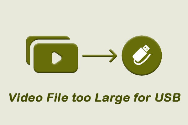 Full Guide on How to Solve Video File Too Large for USB