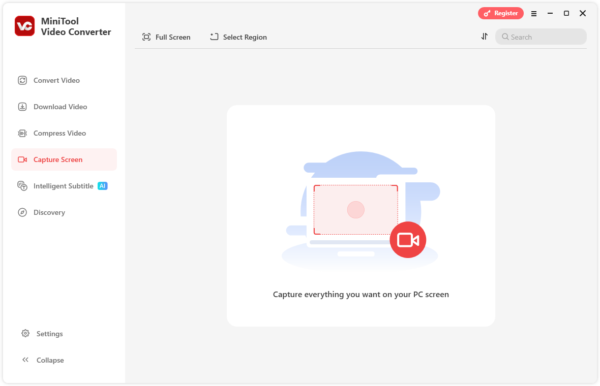 Ein Screenshot zur Seite Bildschirm aufnehmen.