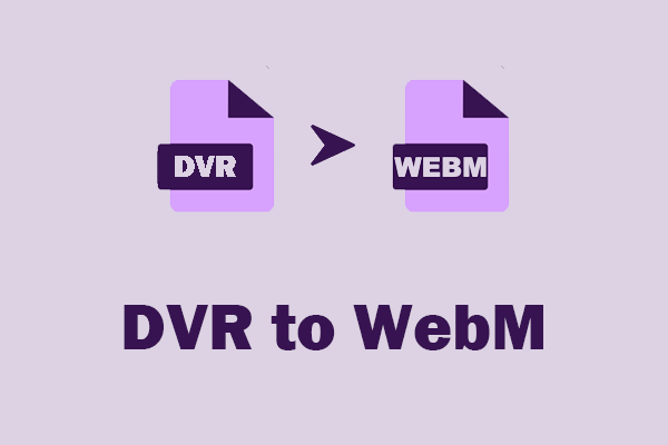 How to Convert DVR to WebM with 2 Tools for Better Compatibility