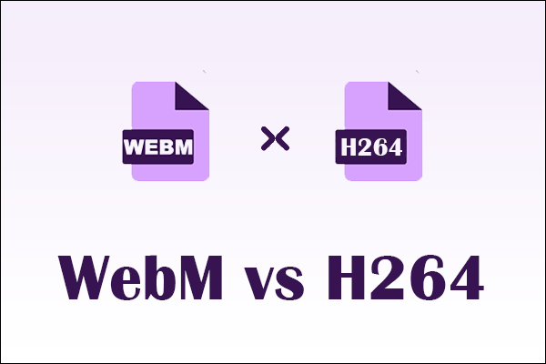 Full Guide on WebM vs H264 – 4 Aspects You Should Notice