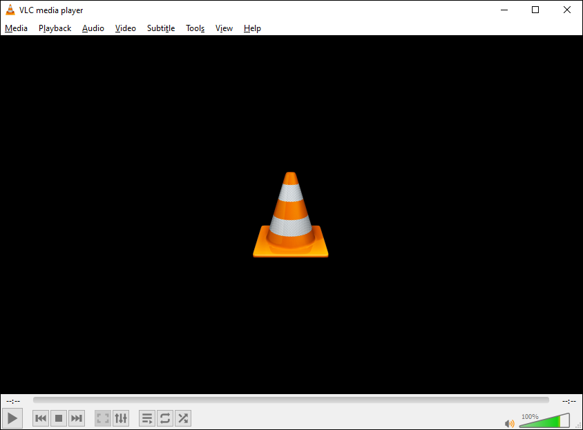 VLC Media Player interface.