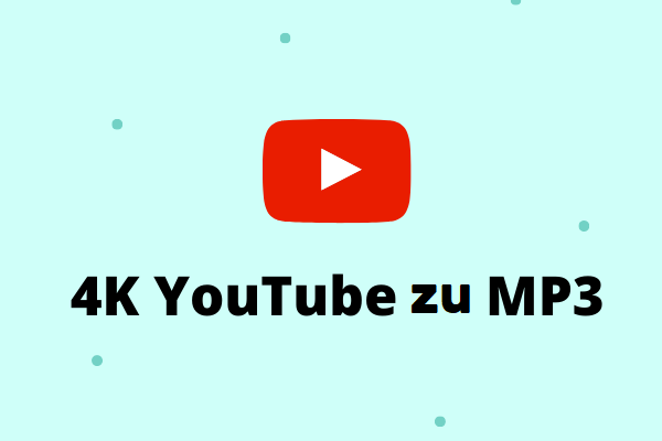 4K YouTube zu MP3 für kleinere Dateigrößen – 4 Tools, die einen Versuch wert sind