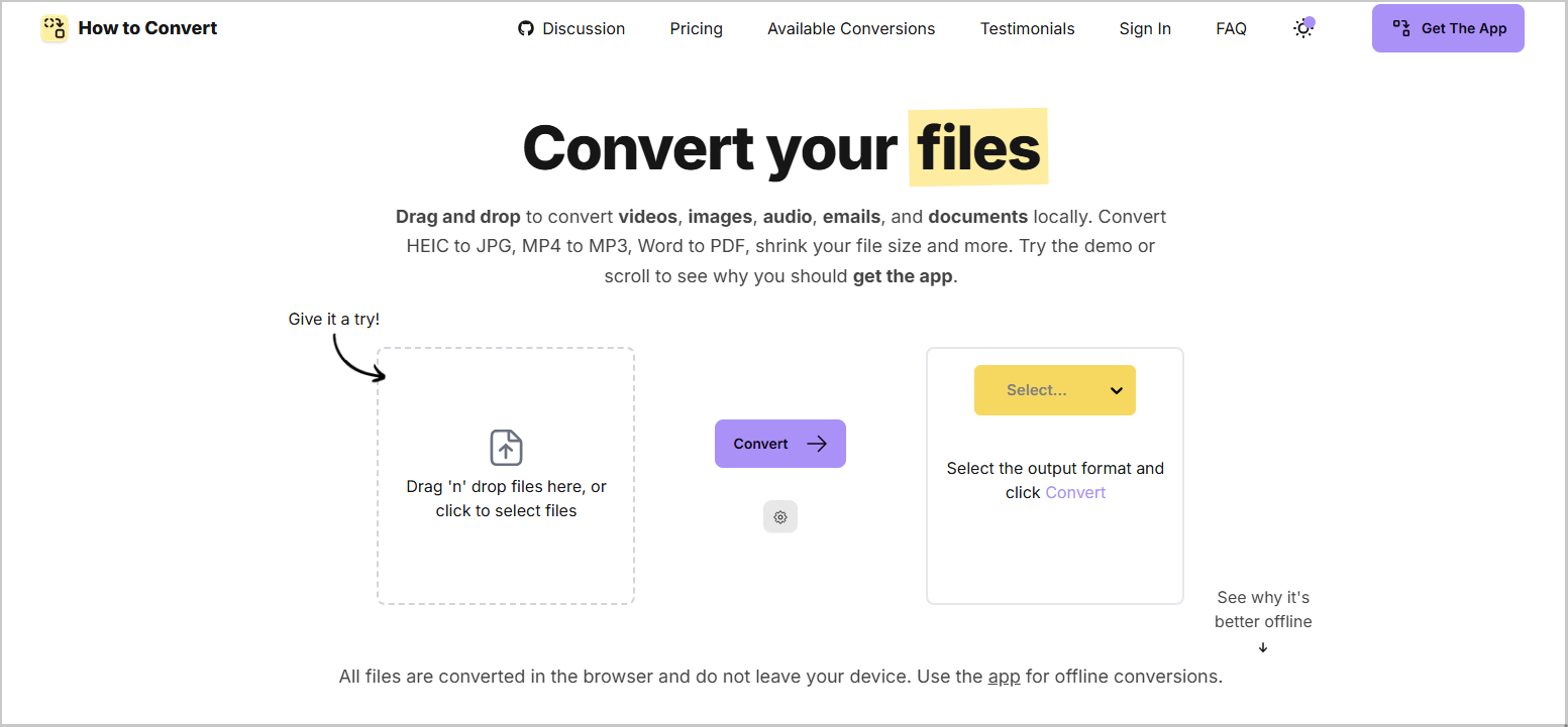 How to Convert webpage.