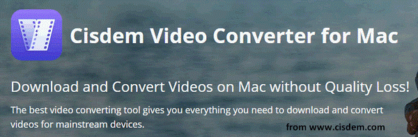 Cisdem Video Converter download page.