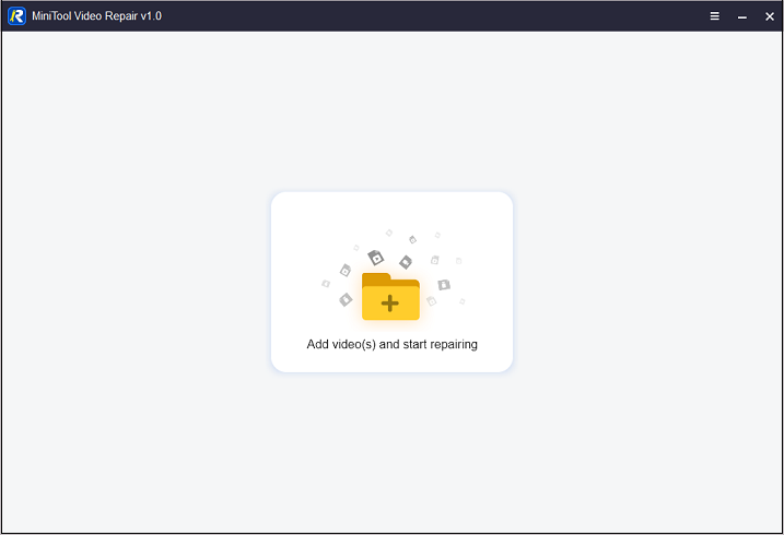 MiniTool Video Repair interface.