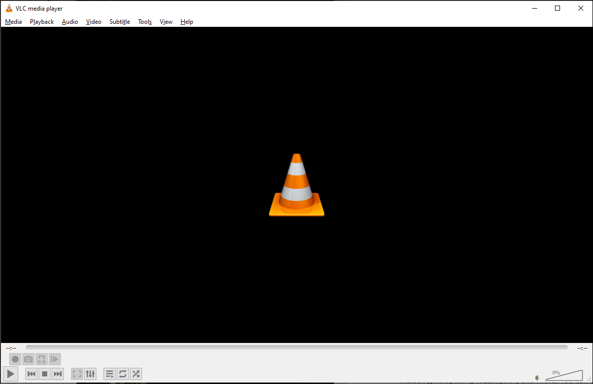 The interface of VLC Media Player.