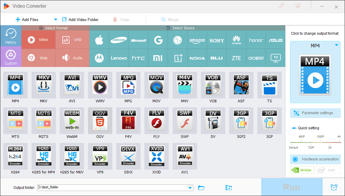 WonderFox HD Video Converter Factory Pro interface.