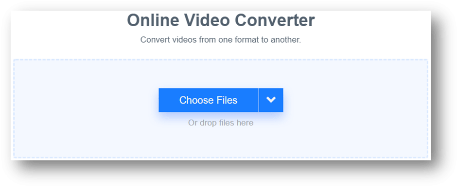click Choose Files