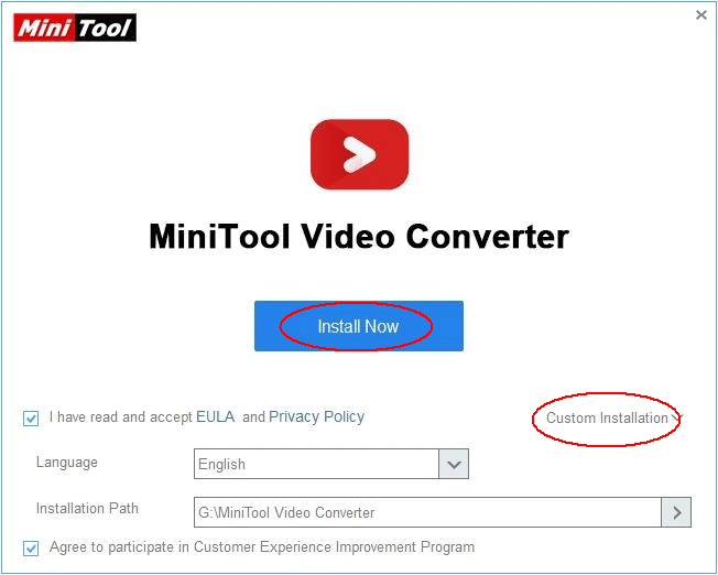 Install the converter on laptop