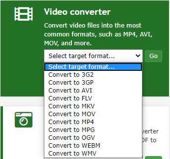 Online Convert video