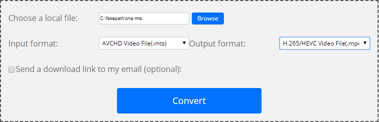 click the Convert button to begin converting videos online