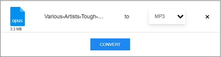 click the CONVERT button to start the conversion