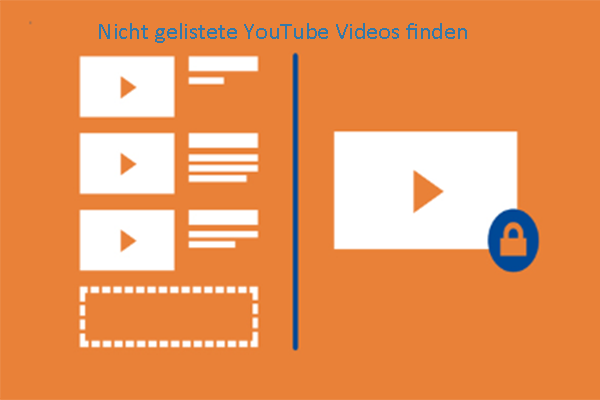 So finden Sie Nicht Gelistet YouTube Videos ohne Link