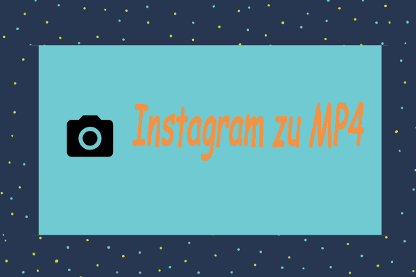 Instagram zu MP4 online konvertieren