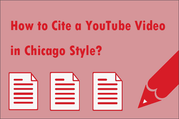 How to Cite a YouTube Video in Chicago Style?