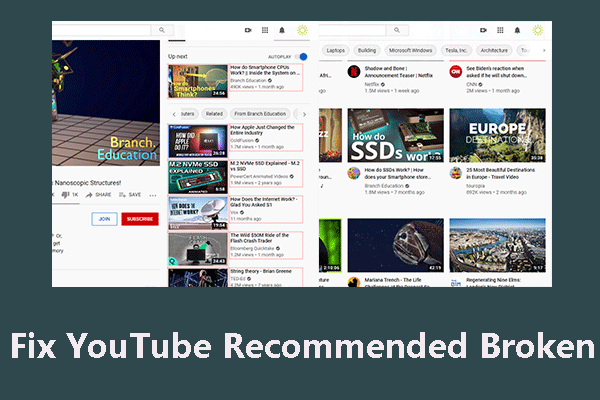 YouTube Recommended Broken: How to Fix It?