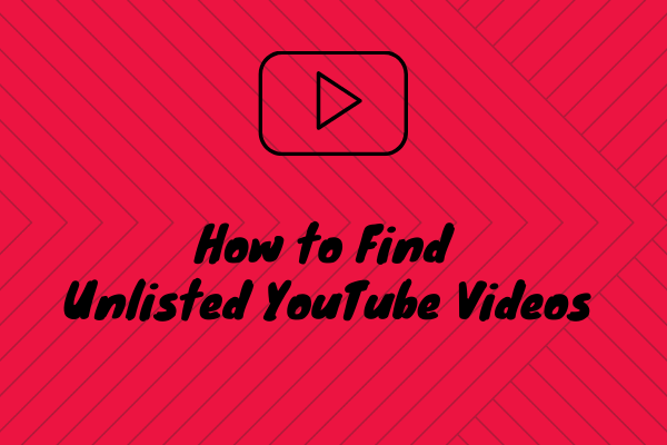 Comment rechercher des vidéos YouTube non répertoriées sans lien