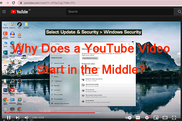 Why YouTube Video Starts in the Middle? [Explanation and Fixes]