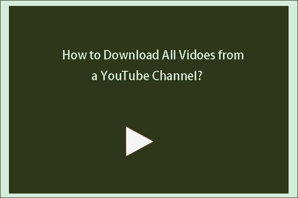 Métodos fáciles de descargar todos los vídeos de un canal de YouTube [#1 es el mejor]