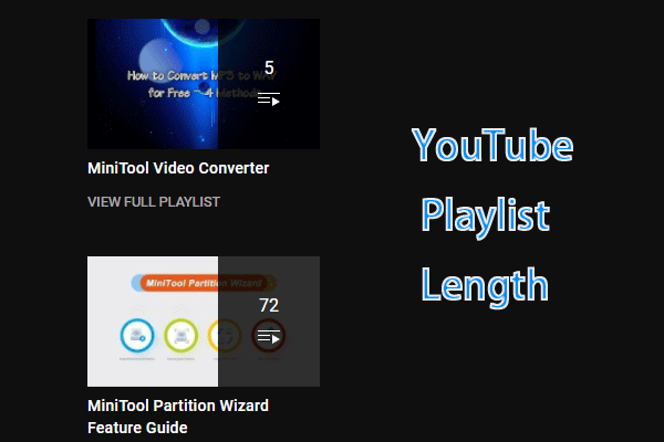 Comment voir la longueur d’une playlist YouTube?