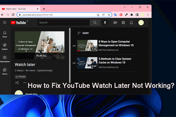 YouTube Später ansehen funktioniert nicht! Hier sind einige der besten Lösungen