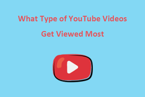 What Type of YouTube Videos Get Viewed Most