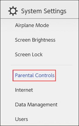 choose Parental Controls