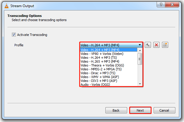 choose a file format