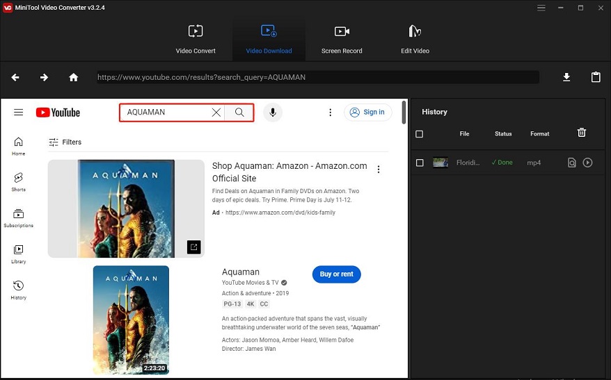 How to watch youtube best sale movies offline