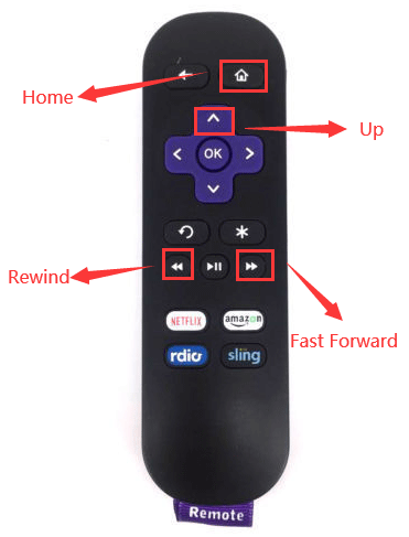 Roku TV remote control