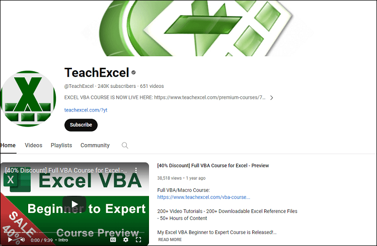 TeachExcel