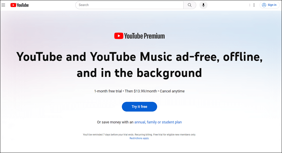 YouTube Premium