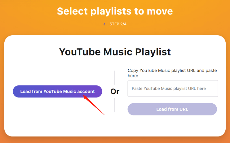 Von YouTube Music Konto laden