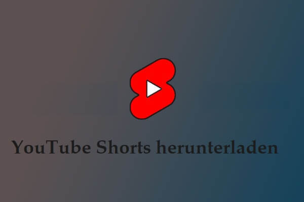 Wie lädt man YouTube Shorts Video(s) auf PCs herunter?